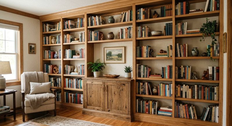 Bookcase Construction in Raleigh, NC