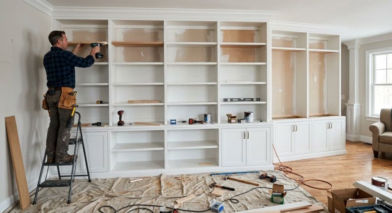 Bookcase Installation in Raleigh, NC